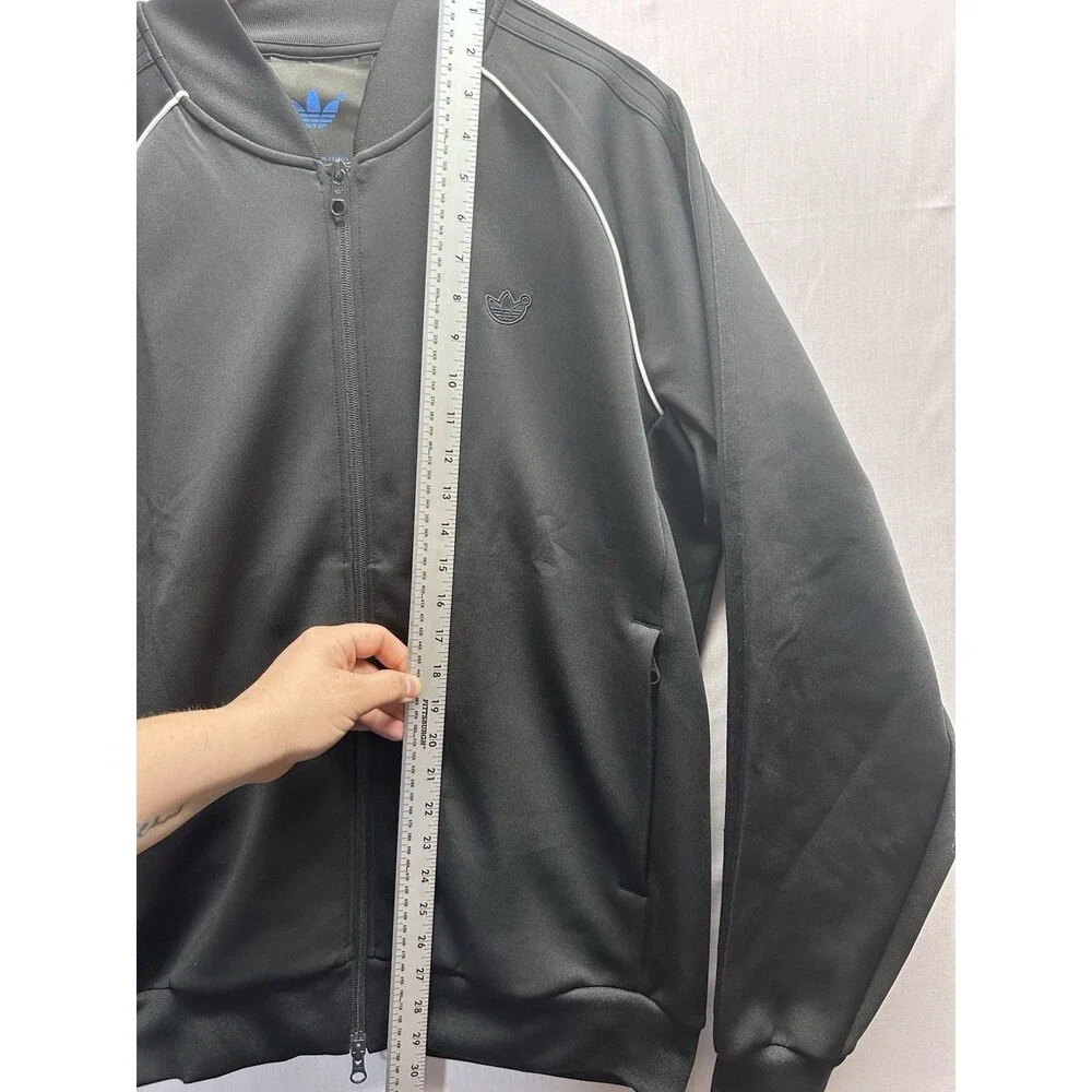 Adidas Blue Label SST Track Jacket Men’s XL Barely Worn Black On Black 3 Stripe